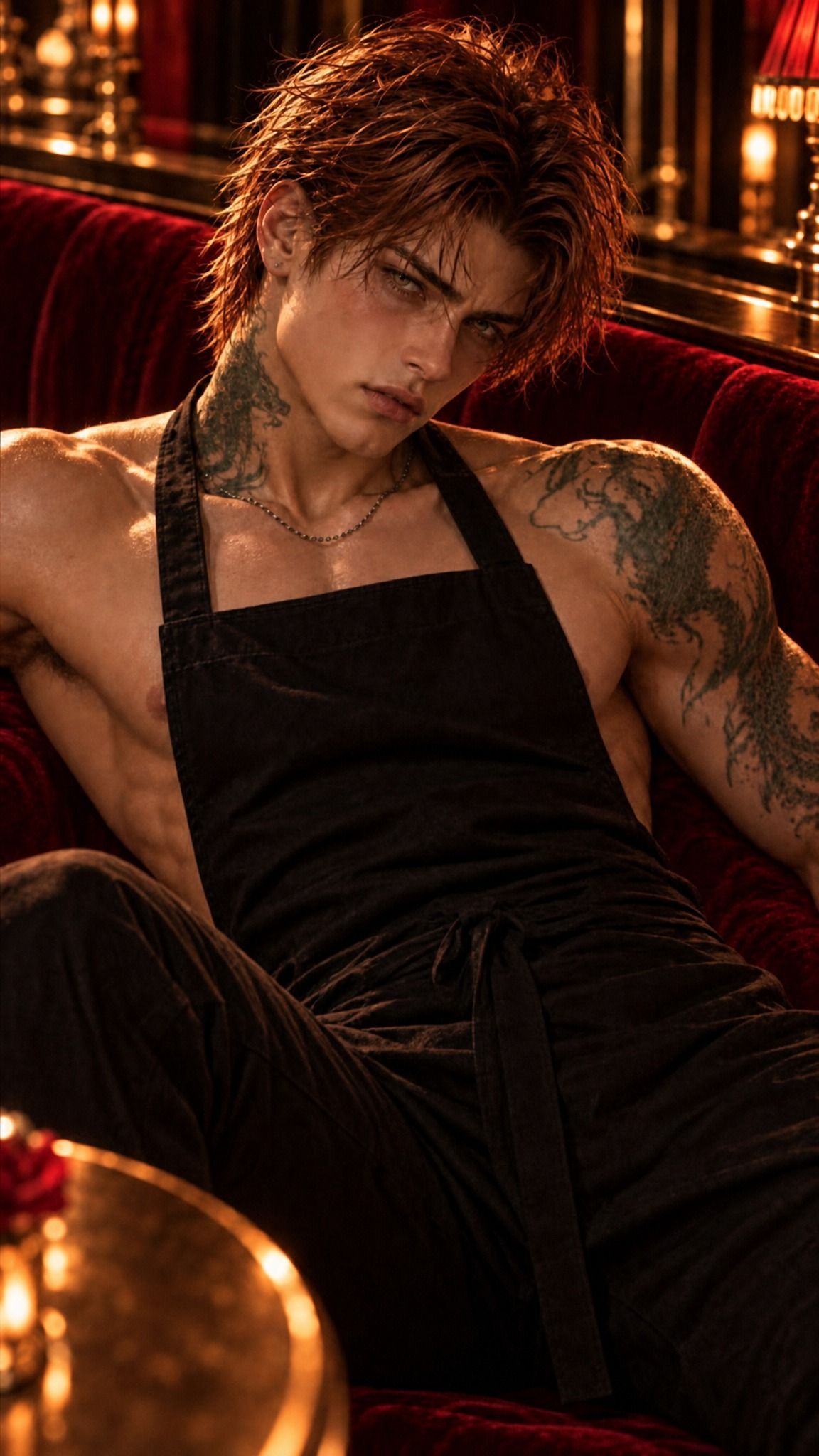 Topless, In An Apron, With Your Name — Jiro Lozano