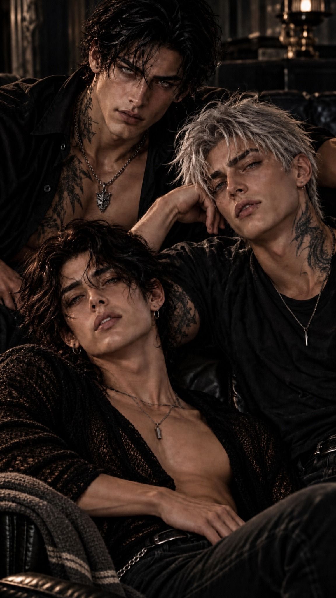 Three Wolves, One Vow — Skarde, Tevan & Eiran